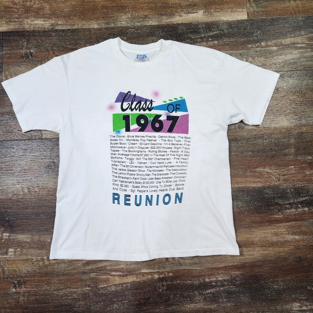 VINTAGE 90'S  MIAMI NORLAND CLASS OF 1967 REUNION SIZE XL